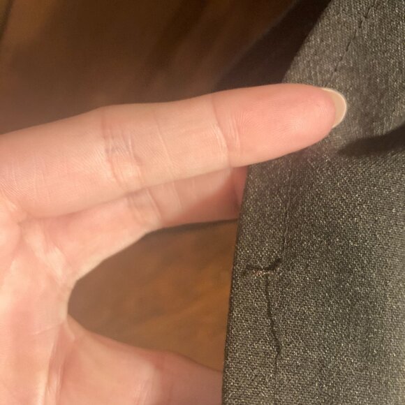 Banana Republic Italian Wool Brown Knee Length Pencil Skirt, size 8 - Picture 4 of 4